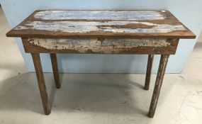 Antique Primitive Distressed Table