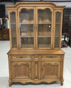 J.L. Metz Furniture Co. Country French China Cabinet
