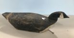 Early Primitive Carved Wood Goose