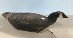 Early Primitive Carved Wood Goose