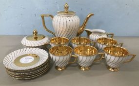 Bavaria Waldershof gold Plated Tea Set