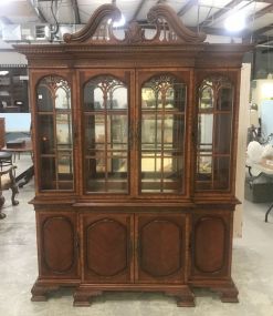 Modern Chippendale Style China Cabinet