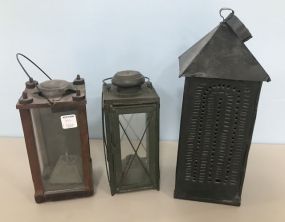 Three New England Primitive Lanterns