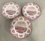 Johnson Bro's Pink Salad Plates