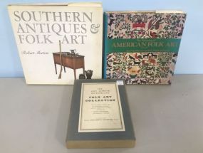 Three Folk Art and Antique Books