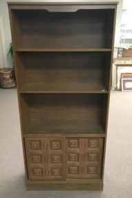 Contemporary Pressed Wood Bookcase