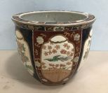 Chinese Hand Painted Fish Bowl Planter