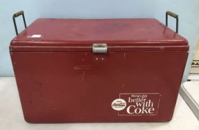 Vintage Metal Coca Cola Cooler