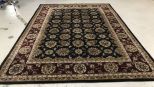 India Woven Area Rug Crimson Midnight