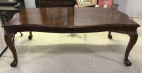 Chippendale Style Mahogany Ball-n-Claw Dining Table