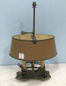 Vintage Small Stiffel Bouillotte Style Desk Lamp