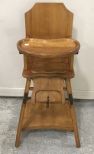 Vintage Child's High Chair