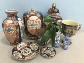 Group of Oriental Style Pottery
