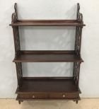 Chippendale Style Shelf Display Shelf