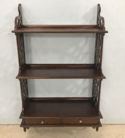 Chippendale Style Shelf Display Shelf