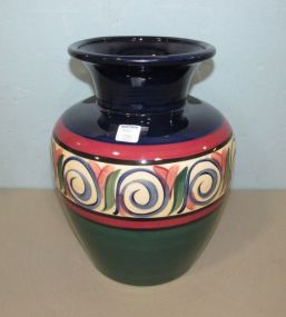Hand Painted Lottie Adams Pottery Jar