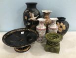 Group of Decorative and Oriental Vases and Decor