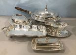 Five Silver Plated Serving Dishes