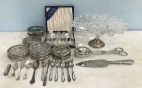 Assorted Silver Plate and Sterling Pieces