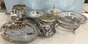 11 Silver Plated Serving Dishes