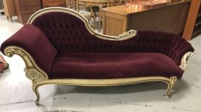 French Style Painted Fainting Couch