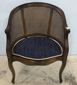 French Style Cane Club Chair