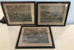 Three First Steeple Chase on Record Vintage Prints