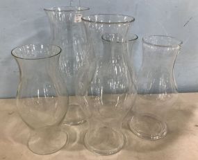 Five Glass Hurricane Shades