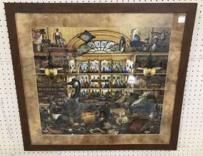 Framed Shop Puzzle Art