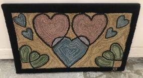 Hand Made Needle Point Hearts by JB