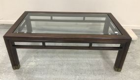 Contemporary glass Top Coffee Table