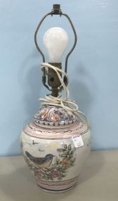 Hand Painted Vase Table Lamp