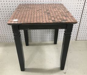 Wood Side Penny Table