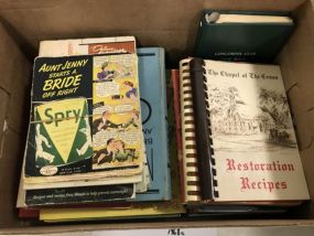 Box of Mississippi Vintage Cook Books