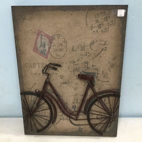 Home Accents Decor Artwork of Bike