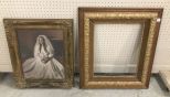 Two Modern Gold Gilt Frames