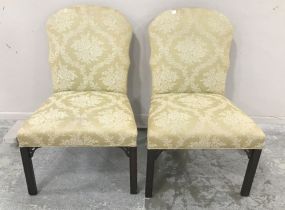 Pair of Chinese Chippendale Style Side Chairs
