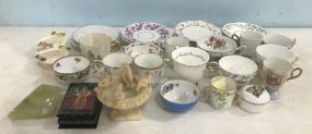 Collection of Demitasse Cups and Saucers
