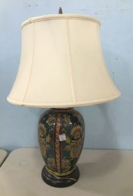 Hand Painted Vase Table Lamp