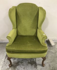 Wing Back Queen Anne Arm Chair