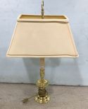 Small Modern Brass Table Lamp