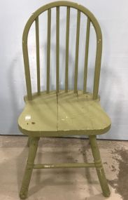 Modern Painted Windsor Style Side Chair