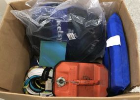 Box of Assorted Boat Accessories