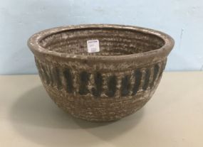 Peters Pottery Nutmeg Serving Bowl
