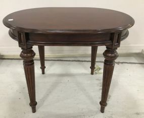 Thomasville Modern French Style Oval Lamp Table