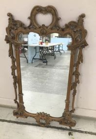 Ornate Wood Carved Wall Mirror