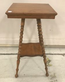 Vintage Two Tier Square Top Accent Stand