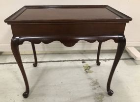 Mahogany Queen Anne Style Tea Table