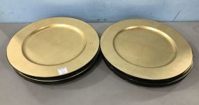 Nancy Calhoun Designs Lacquer Ware Gold Plates