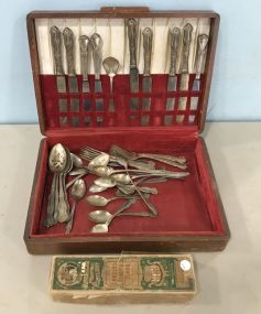 Old Company Plate Silver Plate Flatware and Cutlery Knives